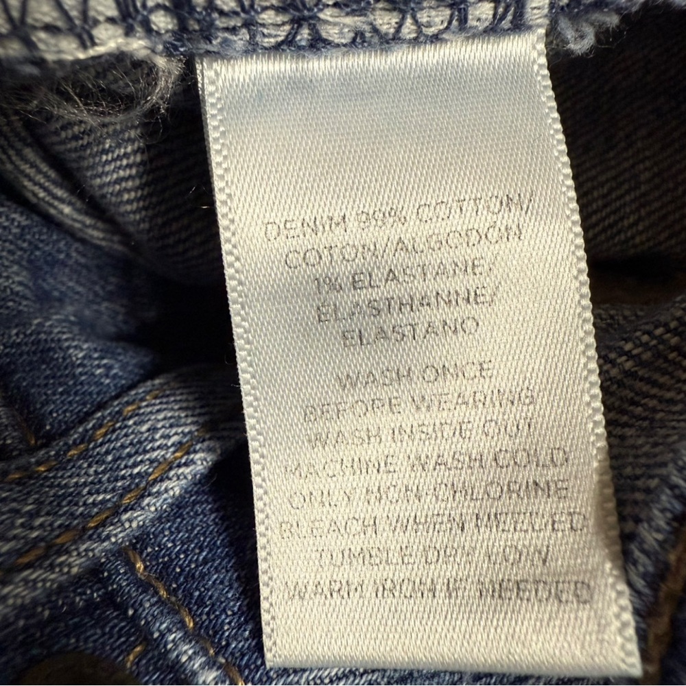 LOFT Relaxed Skinny Jeans Women's Size 27/4P Medium Wash Stretch - Picture 8 of 10